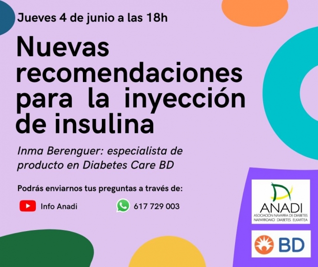 Nuevas recomendaciones para la inyección de insulina