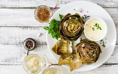 Receta de Flores de Alcachofas para 2 personas