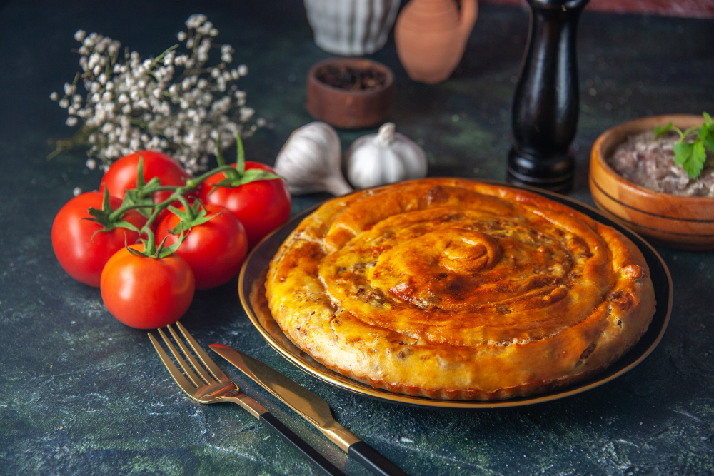 Pastel de Patata con Berenjena y Pisto
