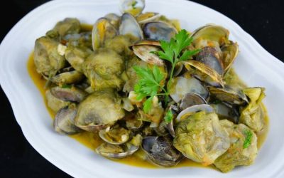 Receta de febrero: Alcachofas con almejas