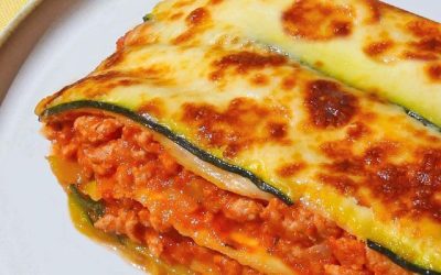 Receta de julio: Lasaña de calabacín